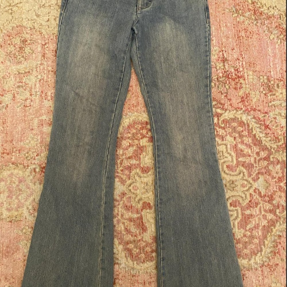 size by blue denim low rise jeans brand is so wear it declare it